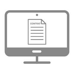 logo de la rubrique Génération et gestion d'actes et de contrats, CLM