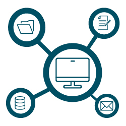 logo de la rubrique Gestion Documentaire / Gestion de produits presse